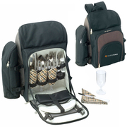 Custom Branded Kimberley 4 Setting Picnic Backpack Set Australia