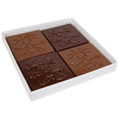 Printed Chocolates | Custom 4 MIXED CHOCOLATES IN BOX