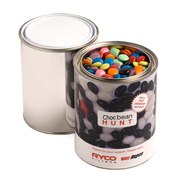 Printed Jelly Beans | Personalised Paint Tin Filled With Choc Beans
