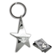 Customised Silver Stella Keychain | Vivid Promotions Australia