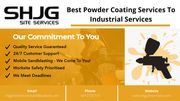 Best Powder Coating Services To Industrial Services - SHJG Site Servic