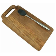 Great Outdoors Marinating Brush And Board Set | Custom Chopping Boards